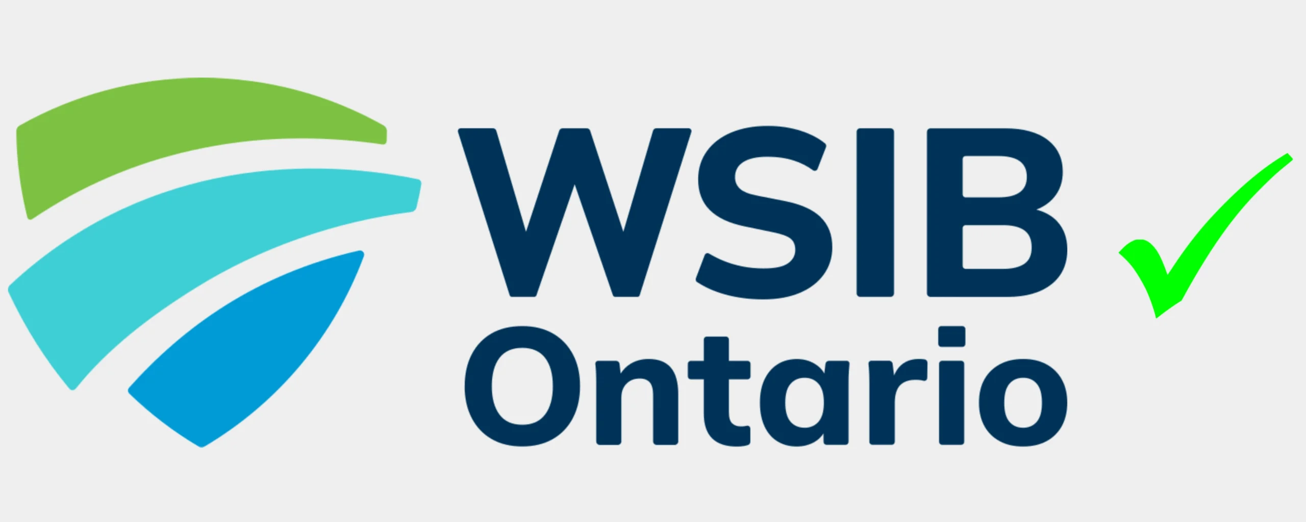 WSIB Ontario logo with green checkmark